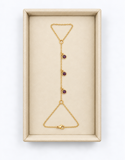 Birthstone Hand Chain