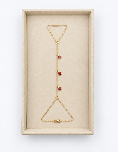 Birthstone Hand Chain
