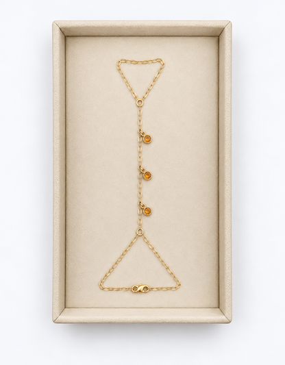 Birthstone Hand Chain
